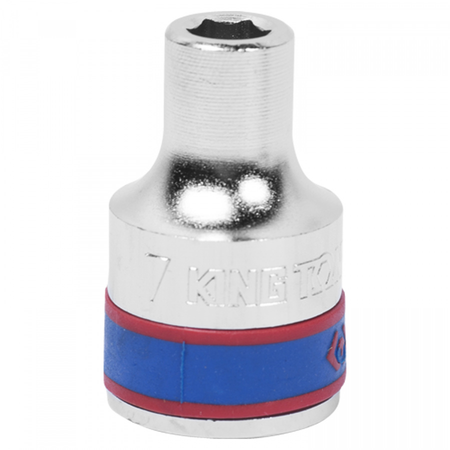 Головка торцевая стандартная шестигранная 1/2", 7 мм KING TONY 433507M