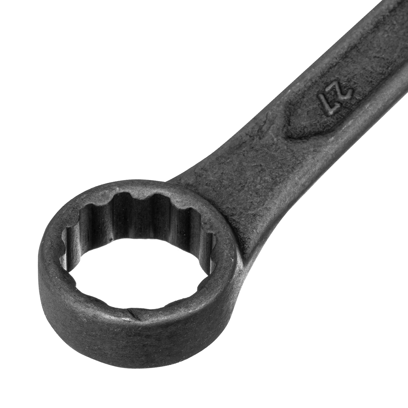 Ключ комбинированый, 27 мм, CrV, фосфатированный Сибртех