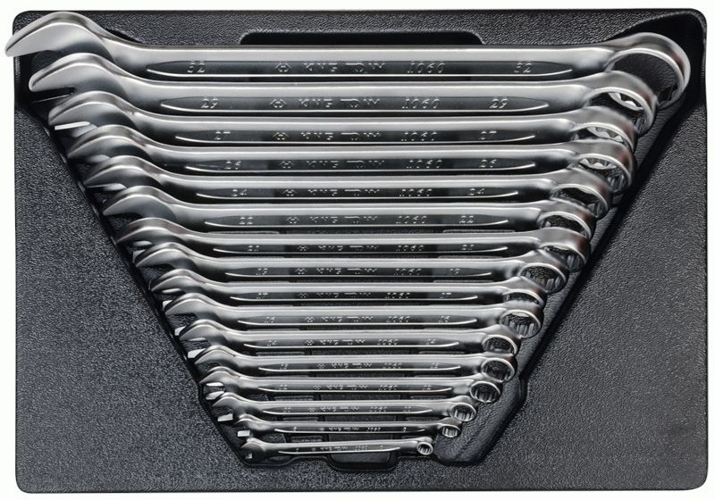 Набор комбинированных ключей, ложемент, 16 предметов KING TONY 9-1216MR03