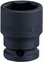 Головка торцевая ударная шестигранная 3/8", 17 мм KING TONY 353517M