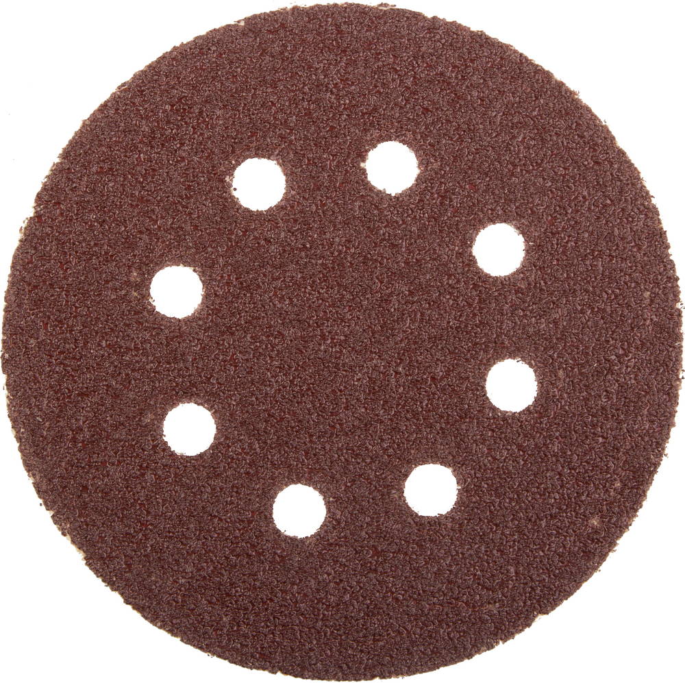 Круг STAYER "PROFI" из абразивной бумаги на велкро основе, 8 отв., P40, 125мм, 5шт