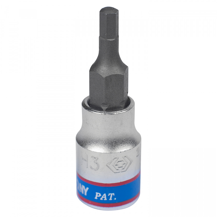 Насадка (бита) торцевая 1/4", Hex, 3 мм, L = 37 мм KING TONY 203503
