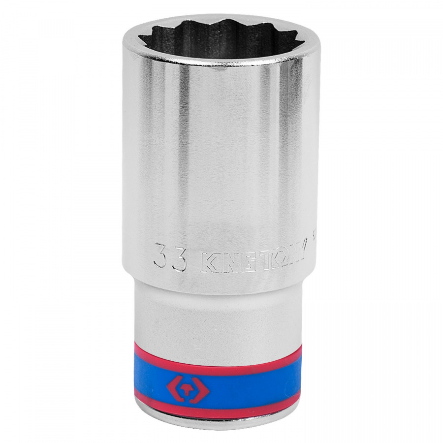 Головка торцевая глубокая двенадцатигранная 3/4", 33 мм KING TONY 623033M