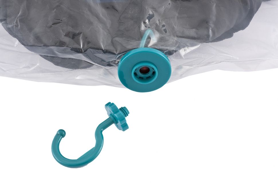 Вакуумный пакет для упаковки и хранения вещей 70 х 100 см подвесом Elfe