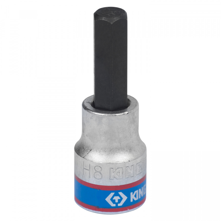 Насадка (бита) торцевая 3/8", Hex, 8 мм, L = 50 мм KING TONY 302508
