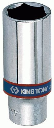 Головка торцевая глубокая шестигранная 3/8", 19 мм KING TONY 323519M