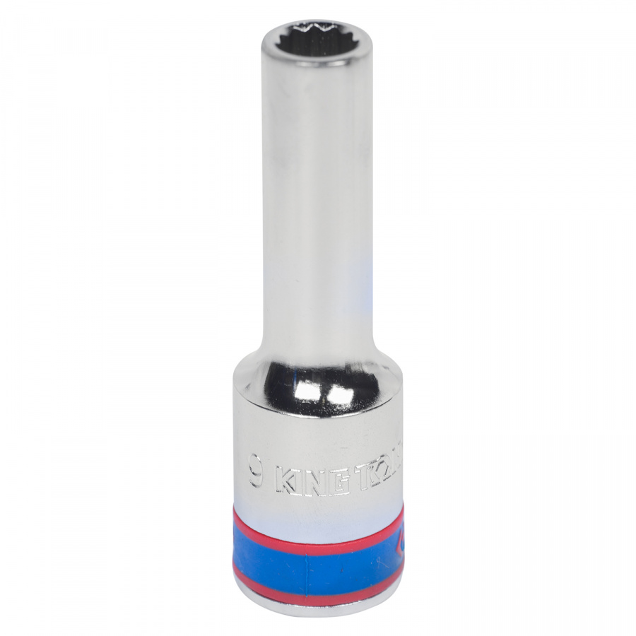 Головка торцевая глубокая двенадцатигранная 1/2", 9 мм KING TONY 423009M