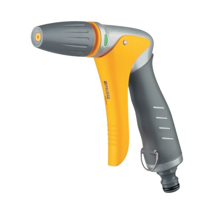 Пистолет-распылитель, металлический, регулировка форсунки, курок спереди Palisad Luxe