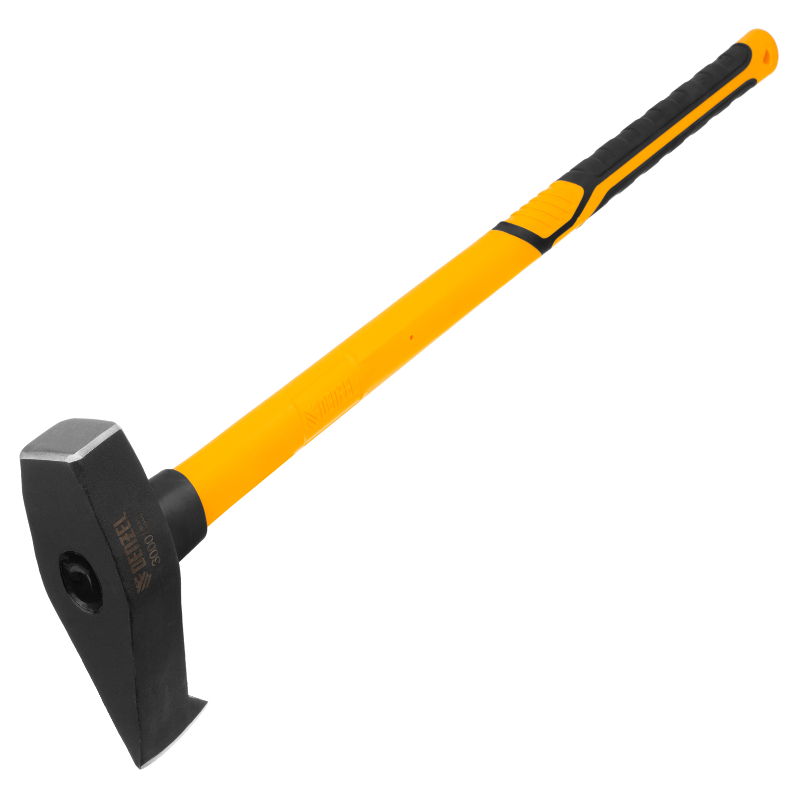 Колун-кувалда 3000 г, кованая, фибергласовая  рукоятка c TPR покрытием, 880 мм Denzel