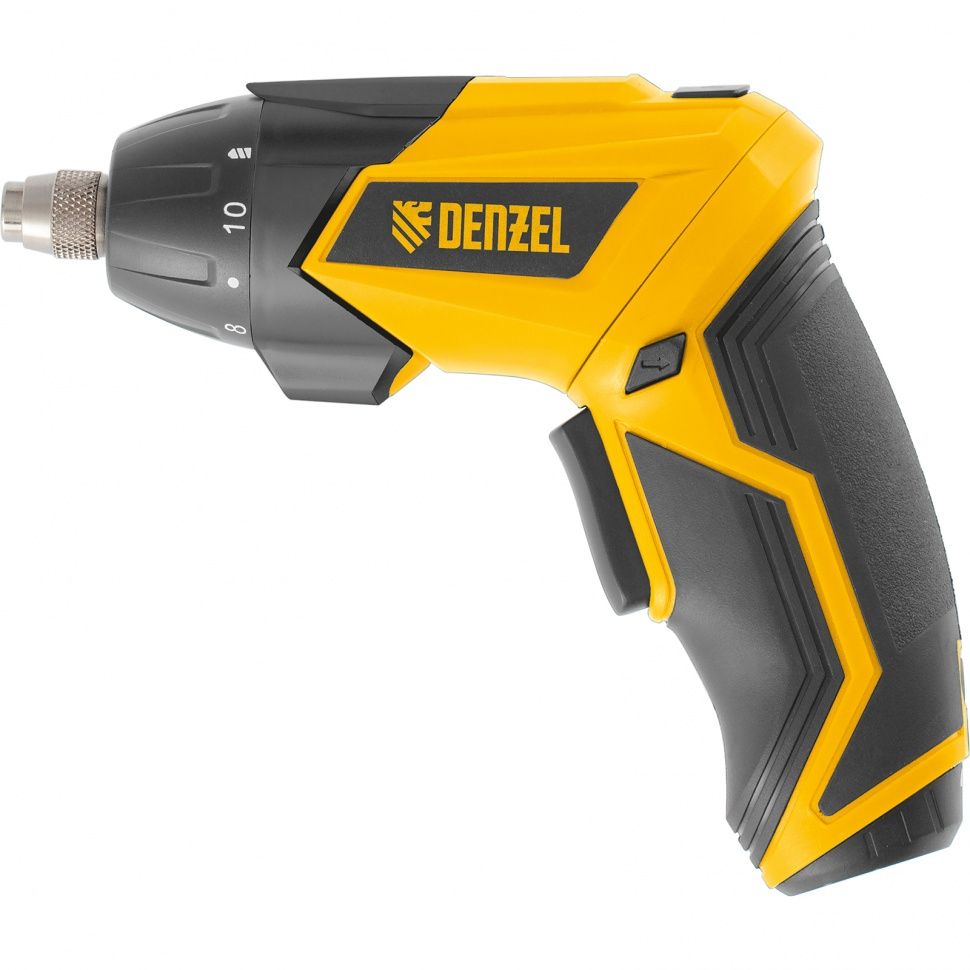 Отвертка аккумуляторная CSL-3.6-01, Li-Ion, 3.6 В, 1.3 А*ч, 200 об/мин, с аксессуарами Denzel