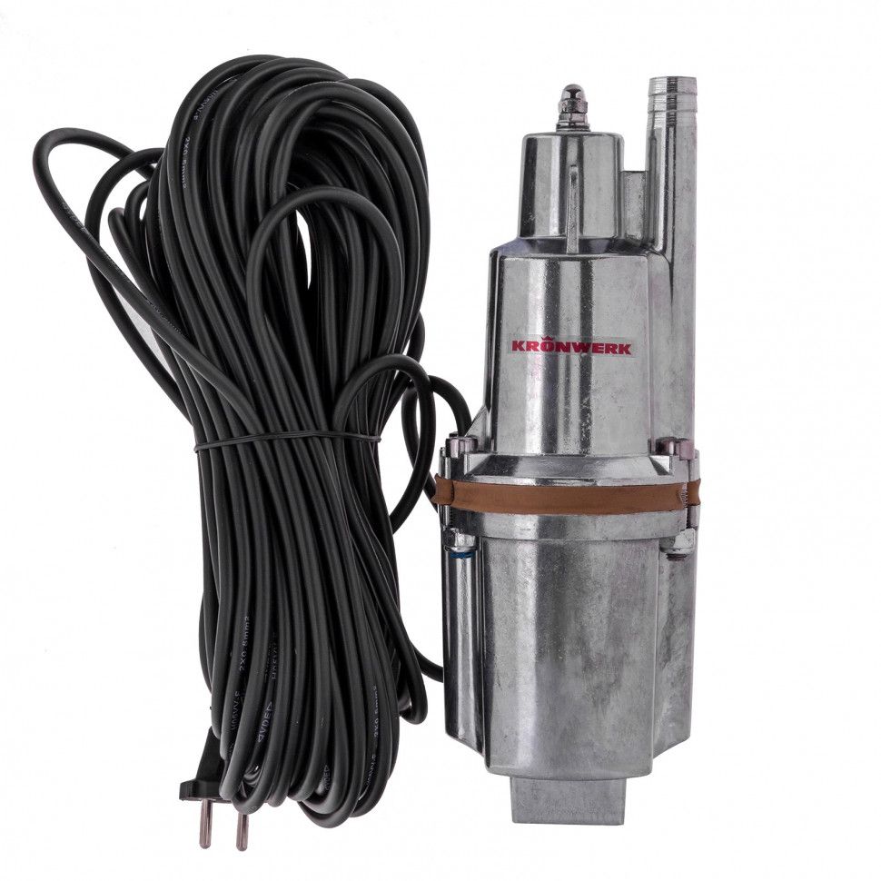 Вибрационный насос KVP300-25, 1080 л/ч, подъем 70 м, кабель 25 метров Kronwerk