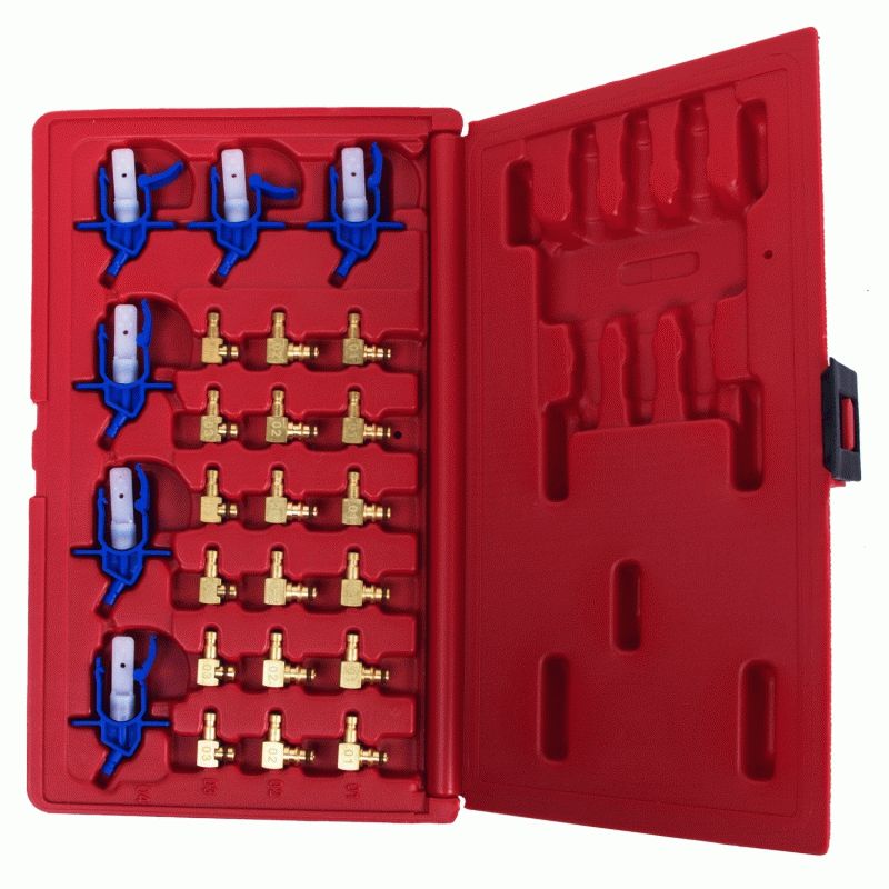 Набор переходников для набора Common Rail, кейс, 24 предметов МАСТАК 120-04024C