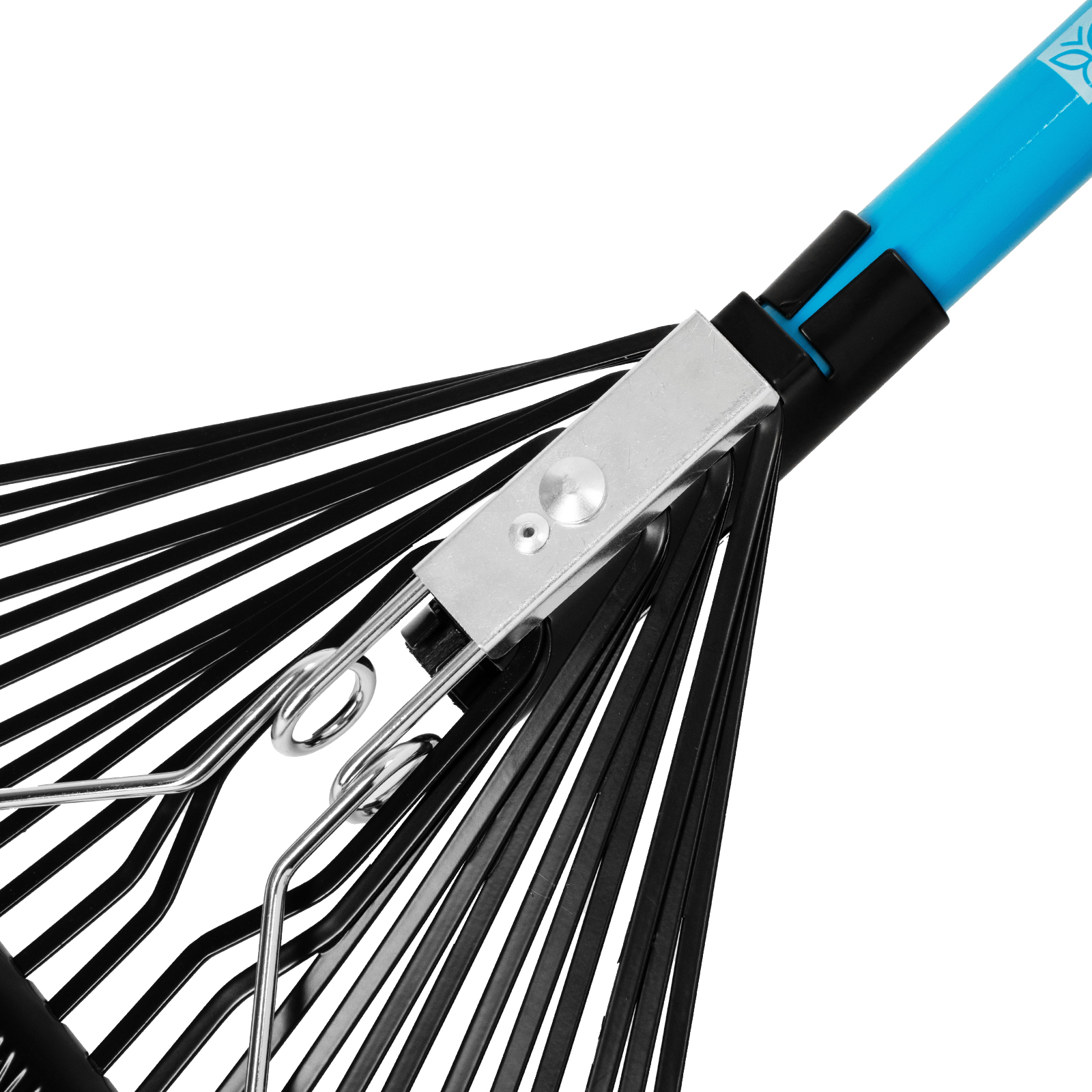 Грабли веерные стальные, 570х1520 мм, 24 зуба, фибергласовый черенок, ПВХ накладка, LUXE// Palisad