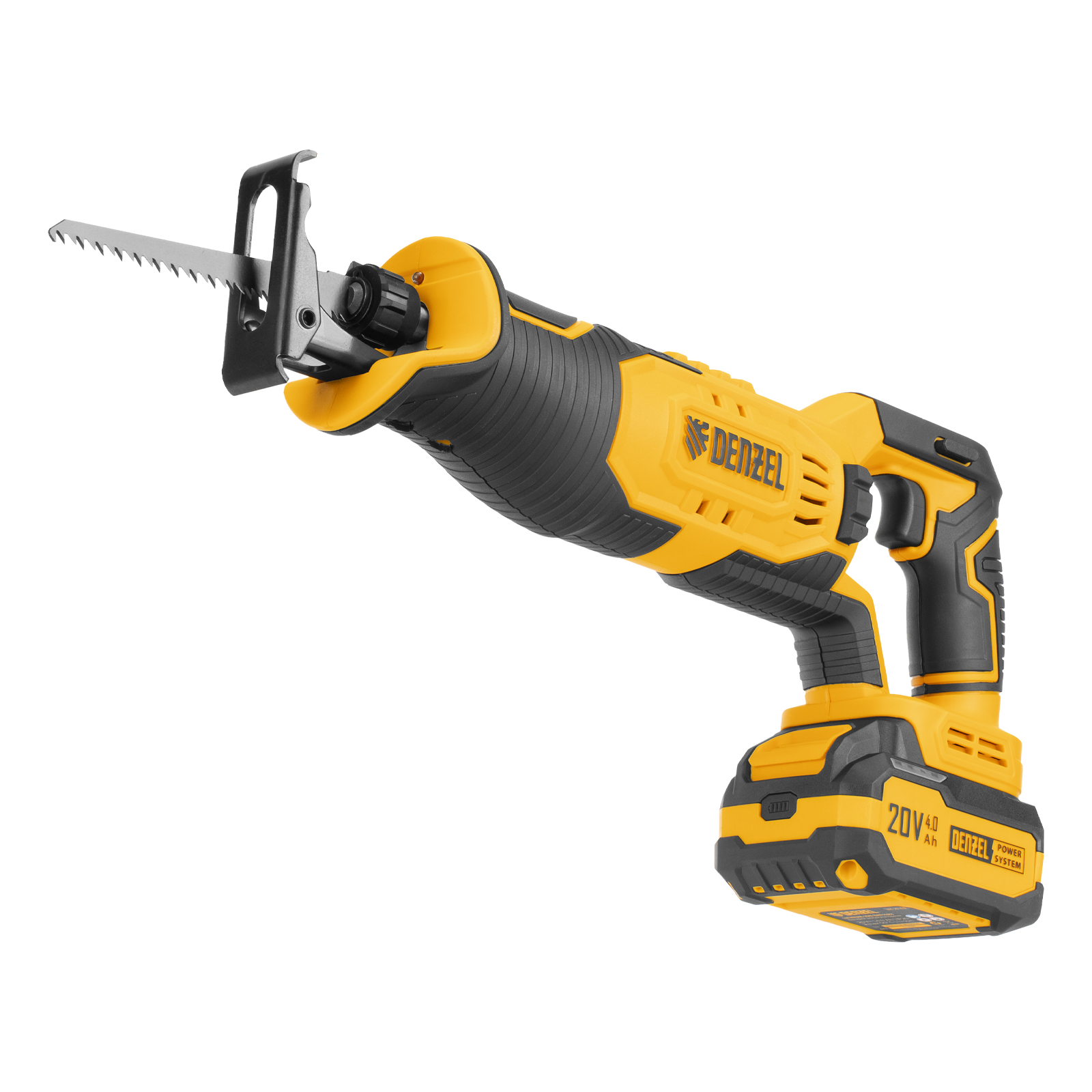 Пила сабельная аккумуляторная RS-180, Li-Ion, 20 В Denzel