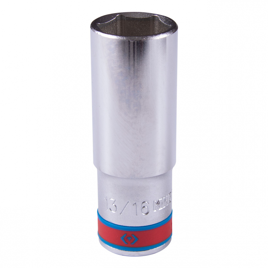 Головка торцевая глубокая шестигранная 1/2", 13/16", дюймовая KING TONY 423526S
