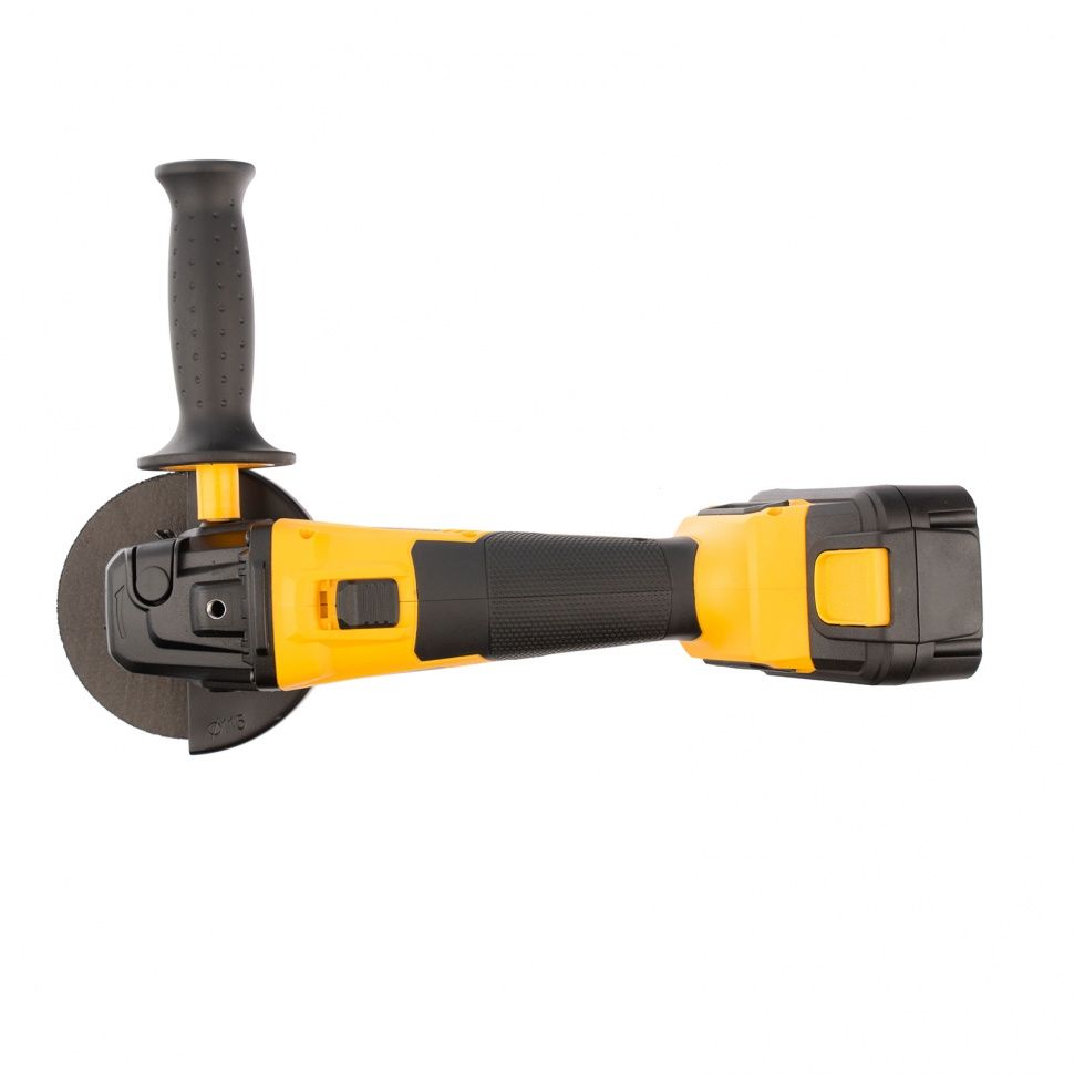 Углошлифовальная машина BLG-IB-18-02, аккумуляторная, Li-ion, 18 В, 3 Ач, 115 мм Denzel