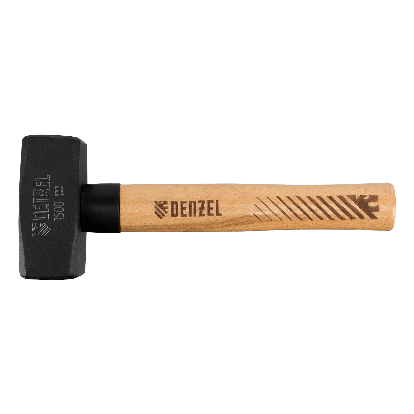 Кувалда, 1500 г, кованая головка, буковая рукоятка Denzel