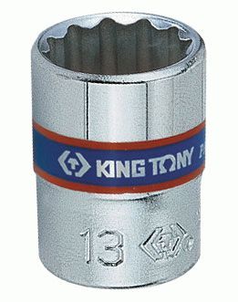 Головка торцевая стандартная двенадцатигранная 1/4", 7 мм KING TONY 233007M
