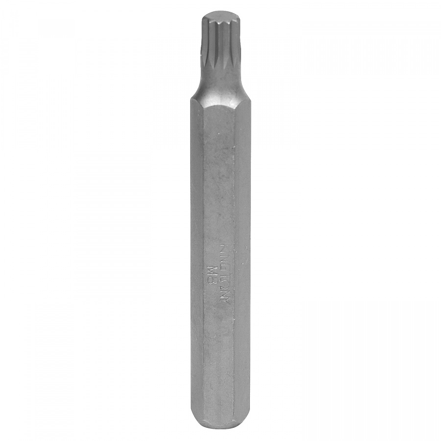 Вставка (бита) торцевая 10 мм, Spline, М6, L = 80мм KING TONY 168006M