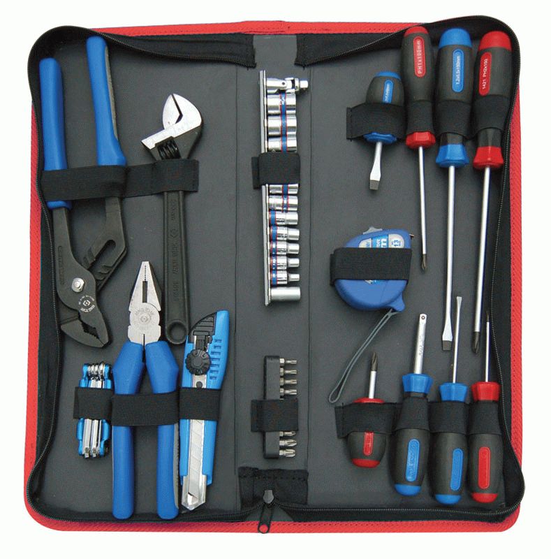 Набор инструментов универсальный, зип-кейс, 43 предмета KING TONY 92543MR