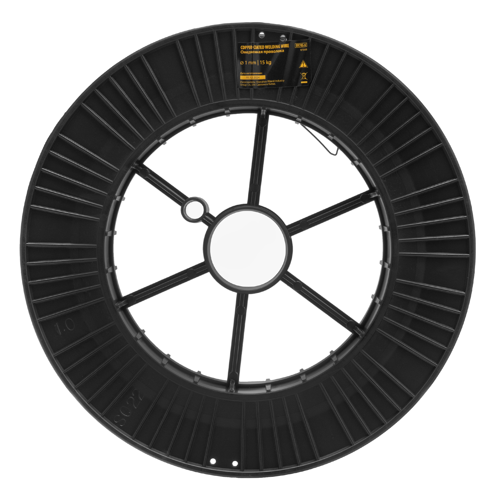 Омедненная проволока ER70S-6, диам. 1 мм, 15 кг, диам. катушки D300 Denzel