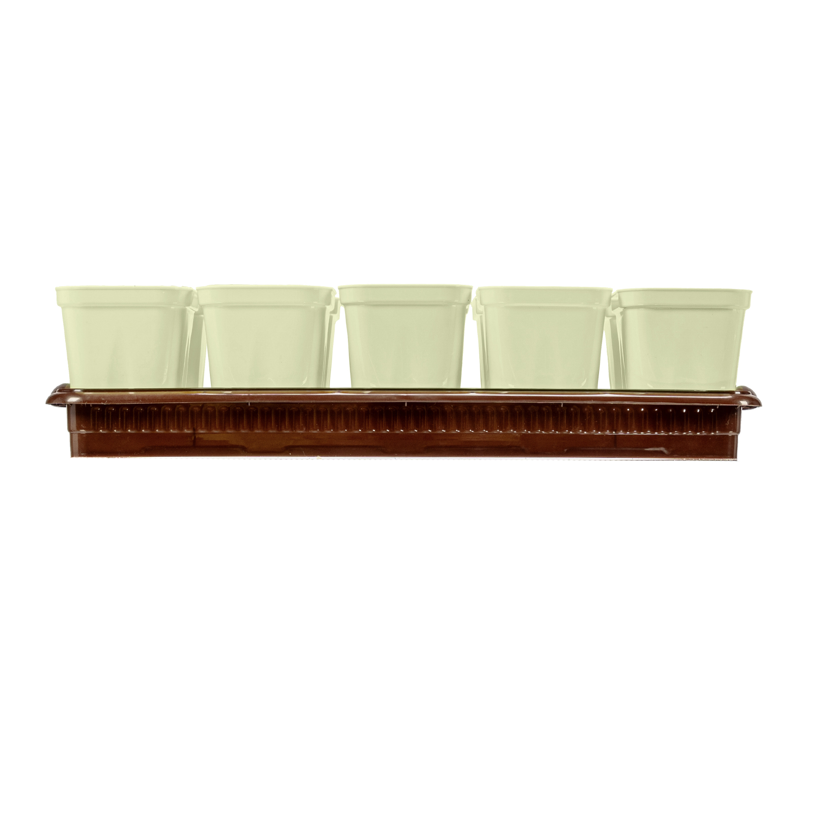 Набор для рассады, поддон 380х155х40 мм, 10 горшочков по 250 мл с выдвижным дном Palisad