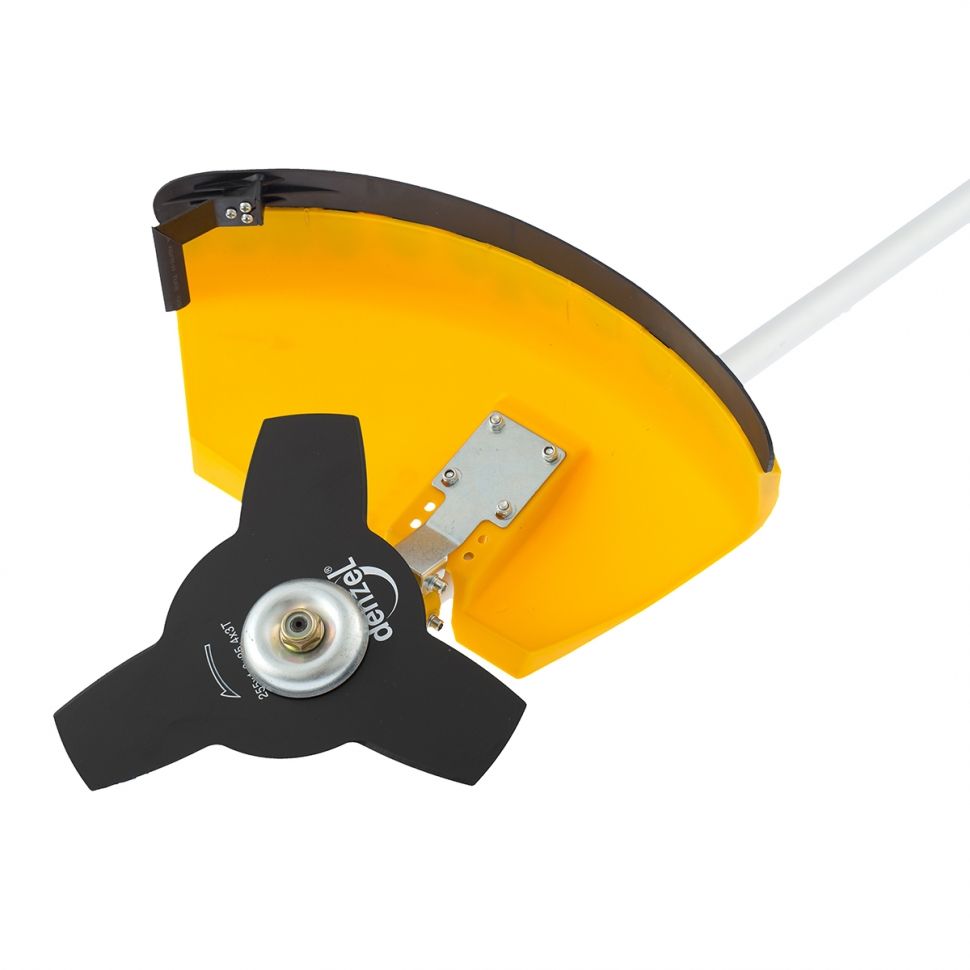 Триммер бензиновый GT-430, состоит из 2 частей, 1.3 кВт, 42.7 куб.см, в комплекте диск и катушка Denzel