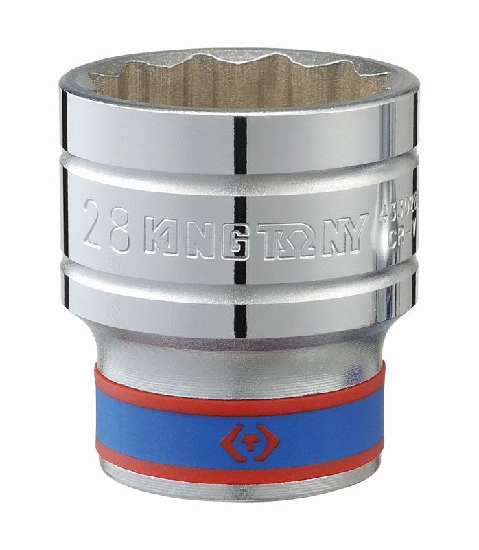 Головка торцевая стандартная двенадцатигранная 1/2", 28 мм KING TONY 433028M