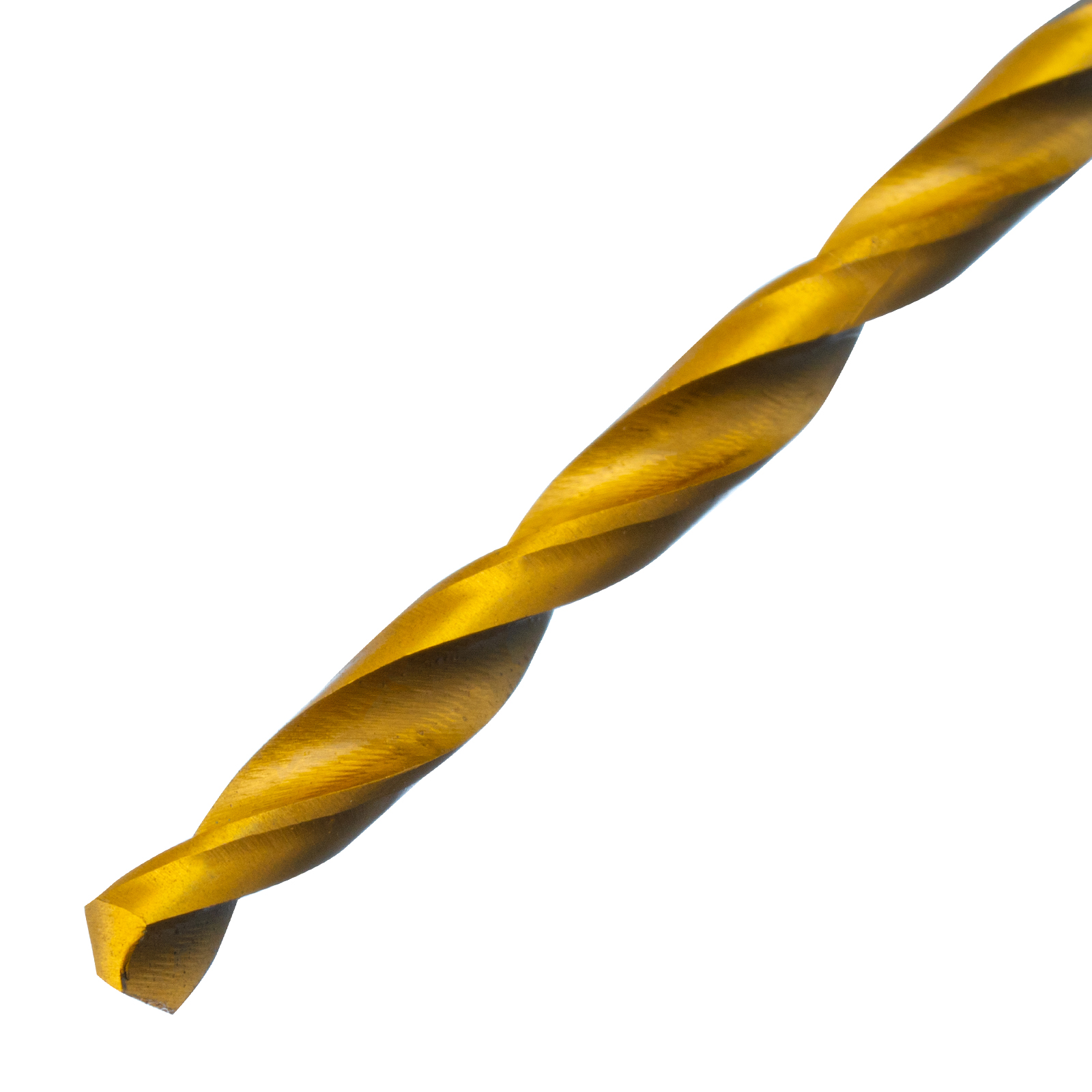 Сверло спиральное по металлу 2,5 х 95 мм Р6М5, Golden Tip, удлиненное, 2шт. Denzel