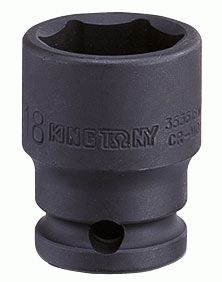 Головка торцевая ударная шестигранная 1/4", 10 мм KING TONY 253510M