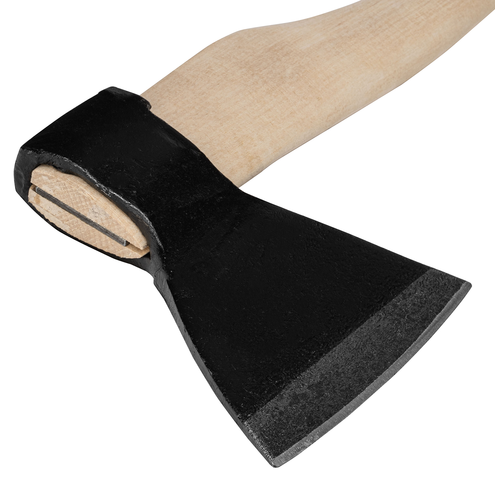 Топор кованный, в сборе, 1340/1700 г, деревянное топорище, 500 мм, А2