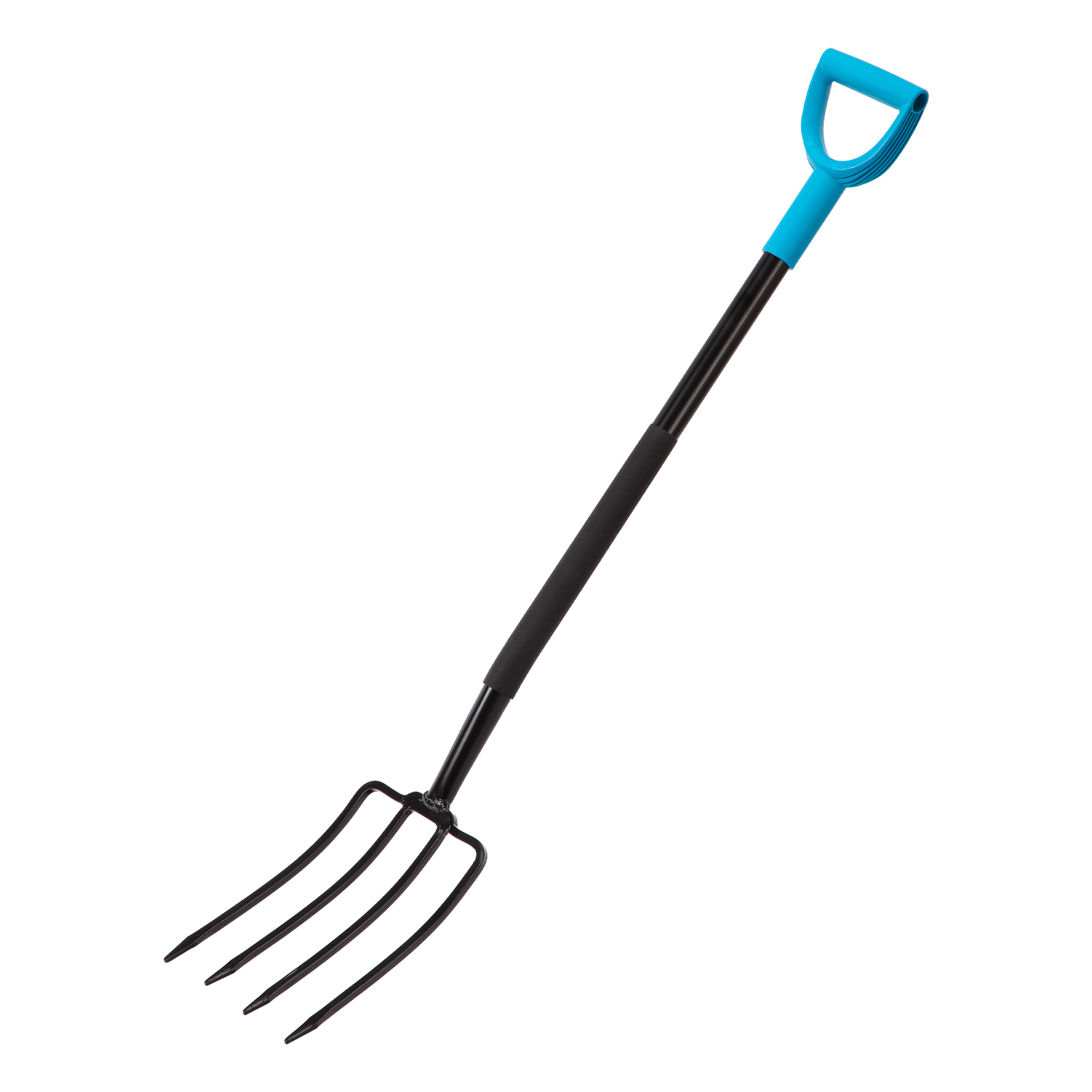 Вилы 4-х рогие, садово-огородные, 180х280х1200 мм, цельнометаллические, кованые, LUXE Palisad