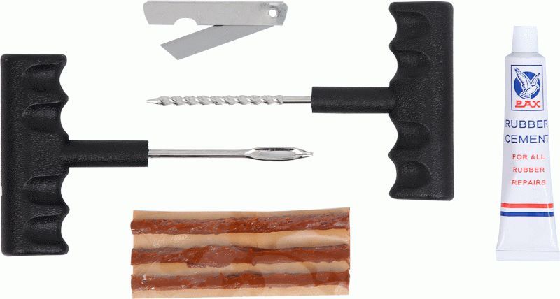 Набор для ремонта бескамерных шин, 6 предметов МАСТАК 109-40005