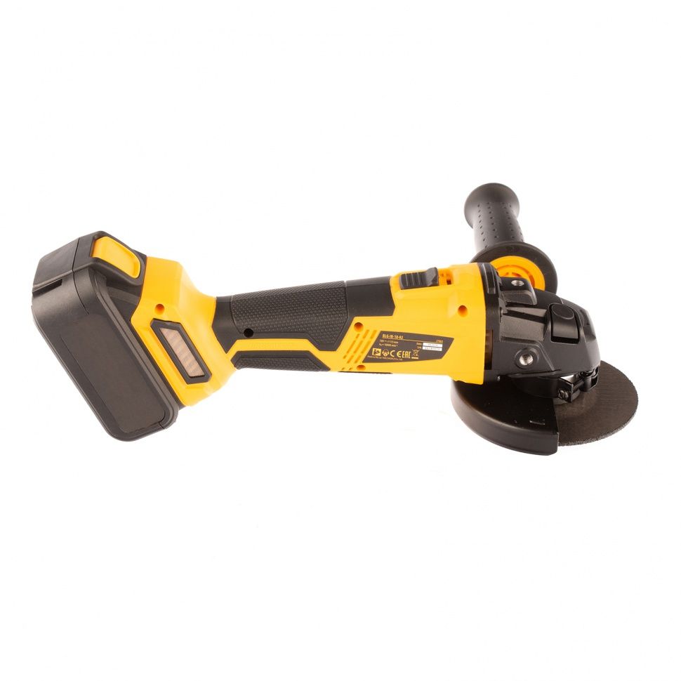 Углошлифовальная машина BLG-IB-18-02, аккумуляторная, Li-ion, 18 В, 3 Ач, 115 мм Denzel