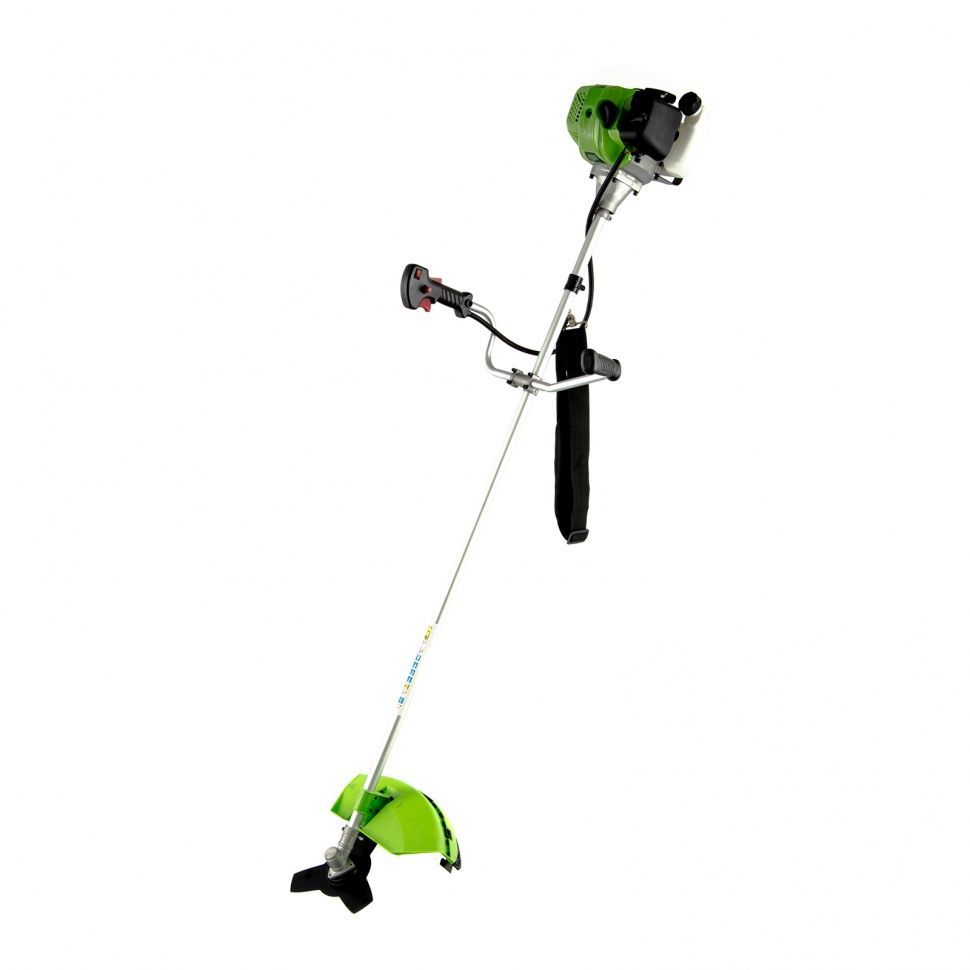 Триммер бензиновый БКС 2500, 43 см3, 2.5 л. с, неразъемная штанга, состоит из 2 частей Сибртех