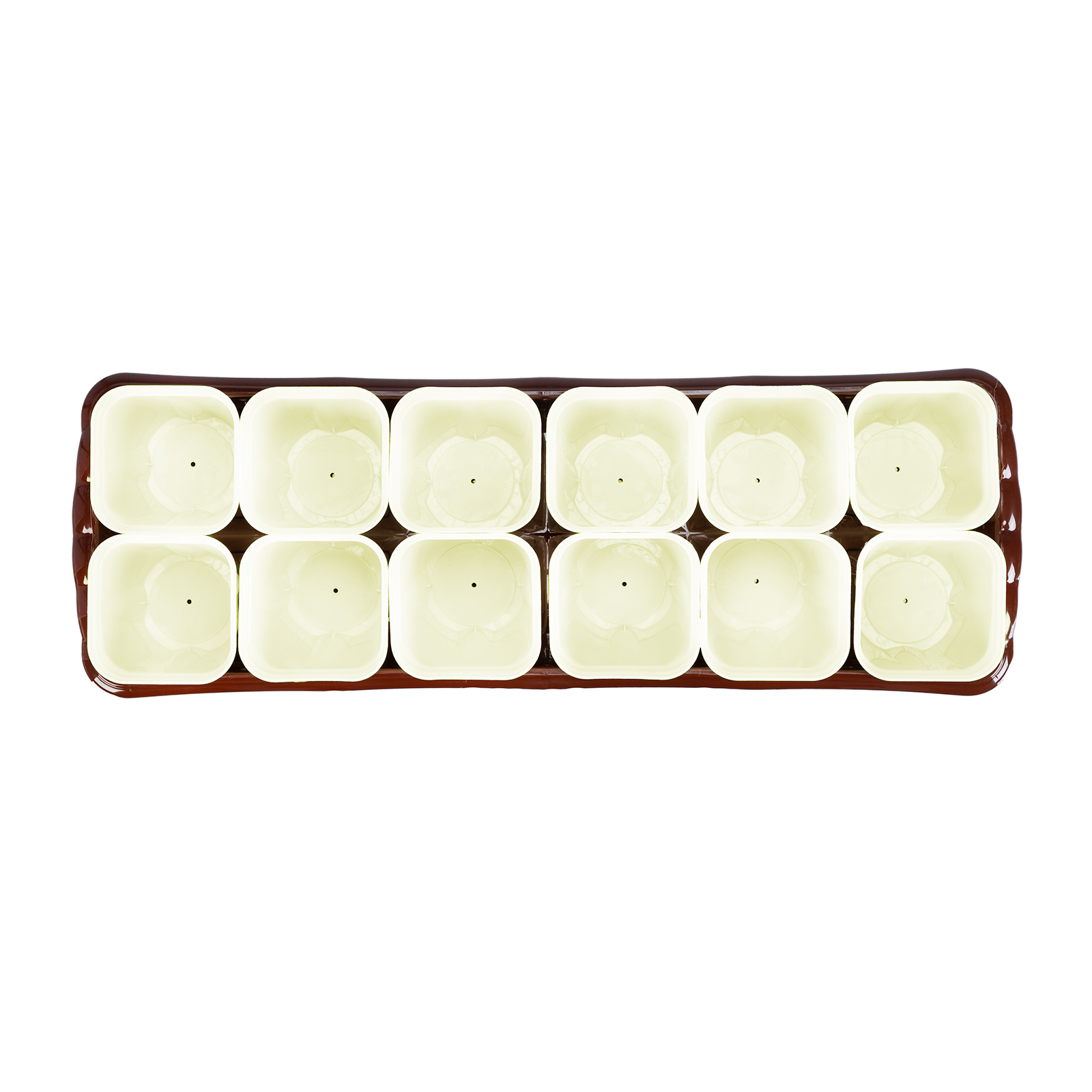 Набор для рассады, поддон 470х166х82 мм, 12 горшочков по 250 мл. с выдвижным дном Palisad