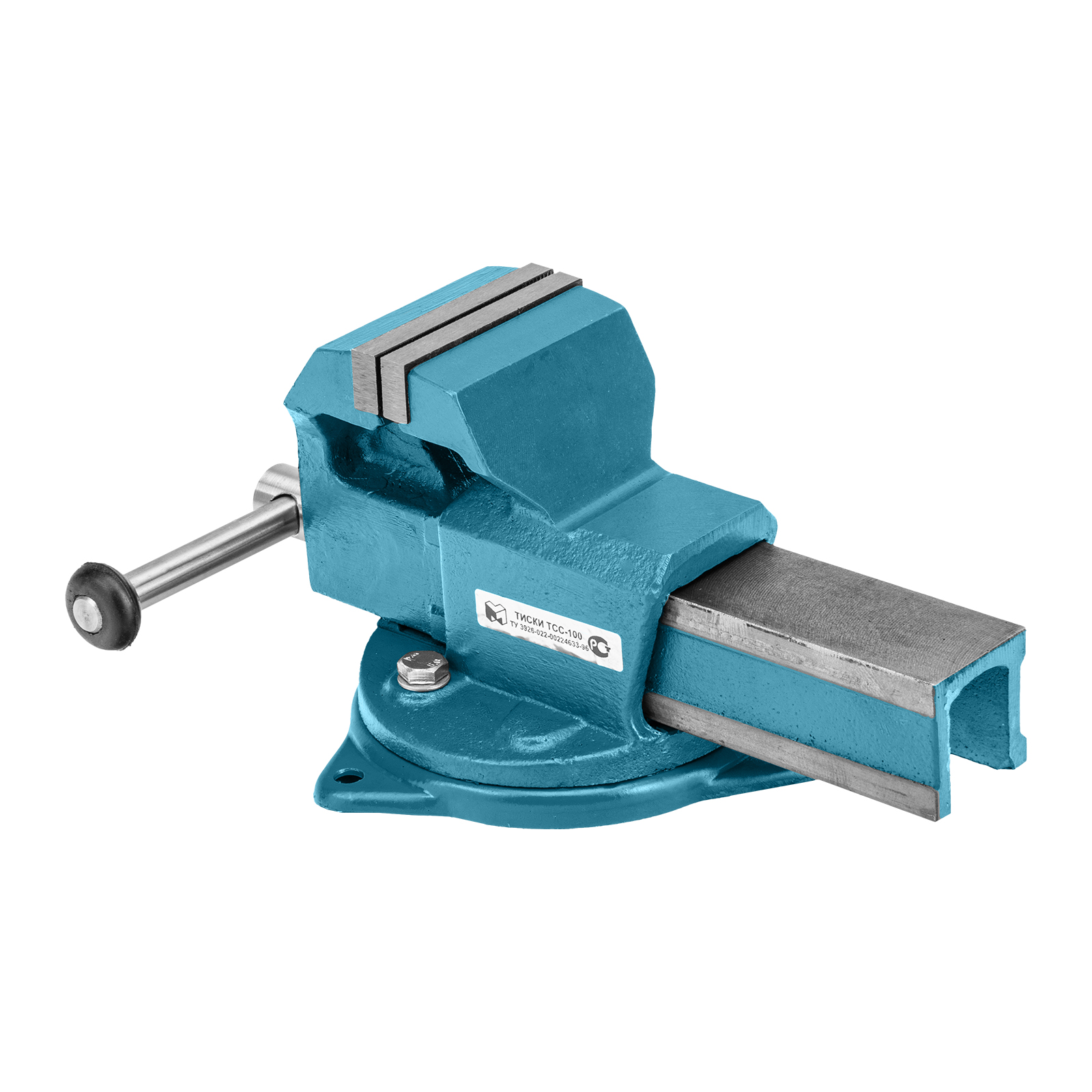Тиски слесарные, 100 мм, поворотные (Глазов)