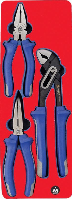 Набор пассатижей и бокорезов, ложемент, 3 предмета МАСТАК 5-3003