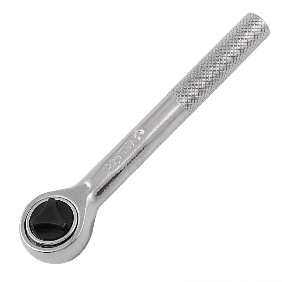 Ключ-трещотка 1/4", 45 зубьев, с переключателем, хром Sparta