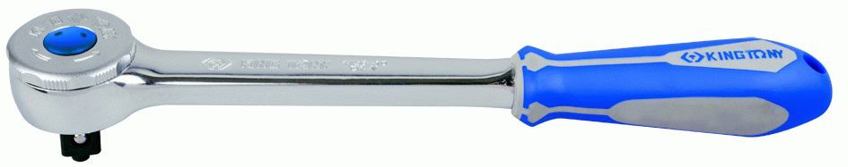 Трещотка 1/2", 262 мм, 72 зубца, дисковый механизм, с кнопкой KING TONY 4756-10G