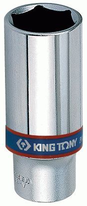 Головка торцевая глубокая шестигранная 3/8", 22 мм KING TONY 323522M