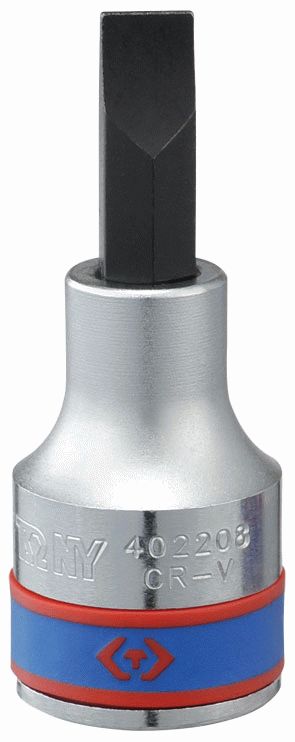 Насадка (бита) торцевая 1/2", Slotted, 10,0х1,6 мм, L = 60 мм KING TONY 402210