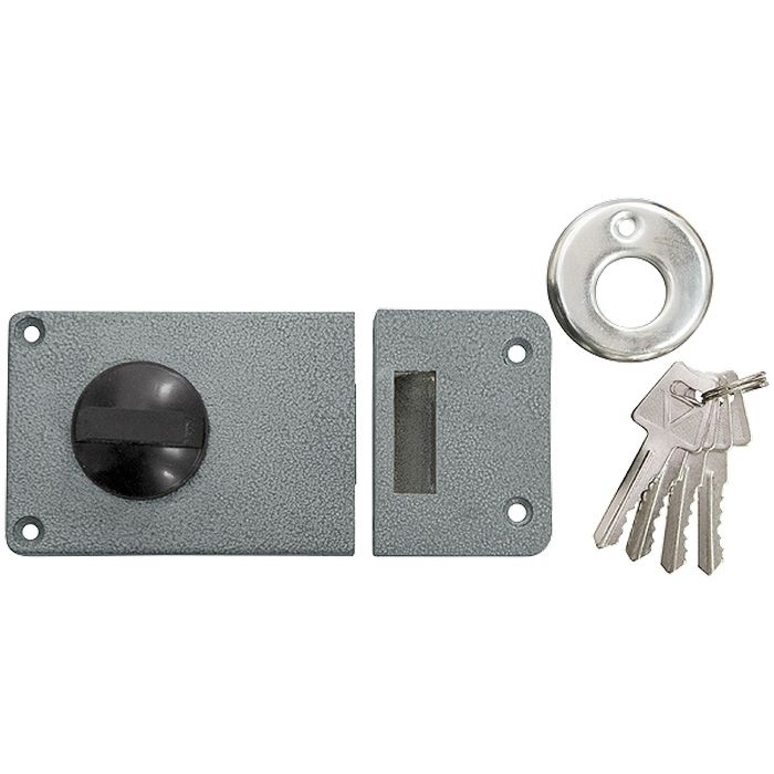 Замок накладной ЗН-6, цилиндровый Сибртех