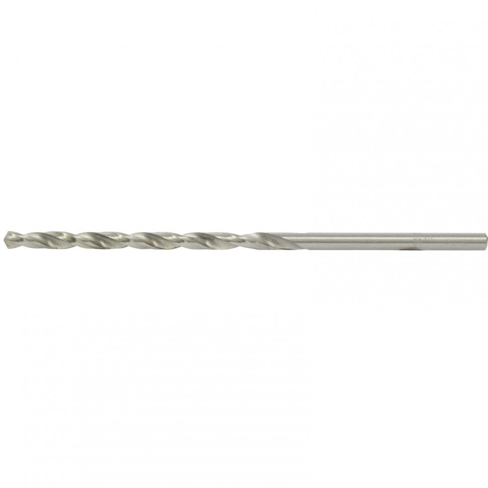 Сверло по металлу, 5 х 132 мм, полированное, удл, HSS, 10 шт, цилиндрический хвостовик Matrix