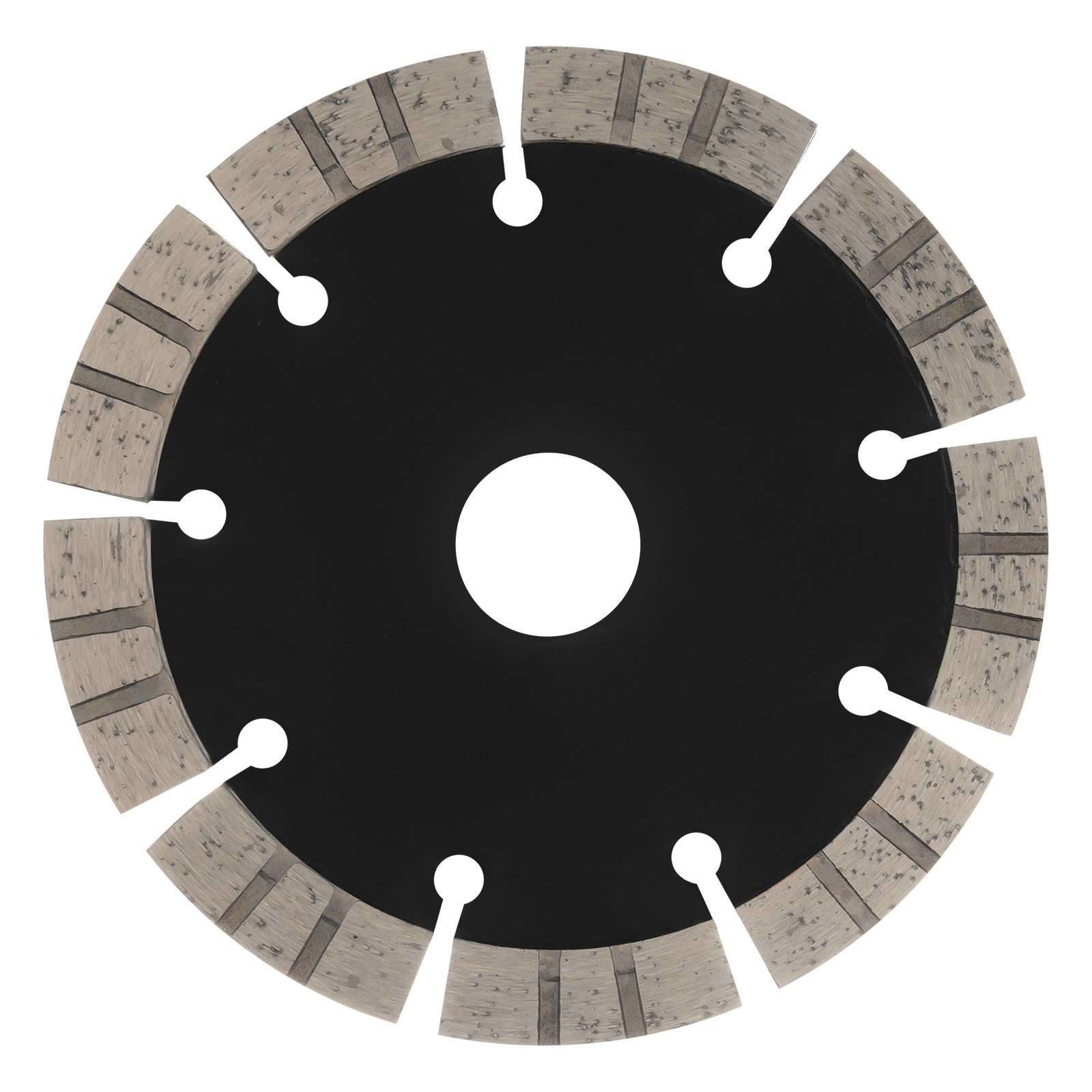 Диск алмазный отрезной DENZEL, ф125 х 22.2 мм, сегментный, сухой рез, HWD92, круг, 731010