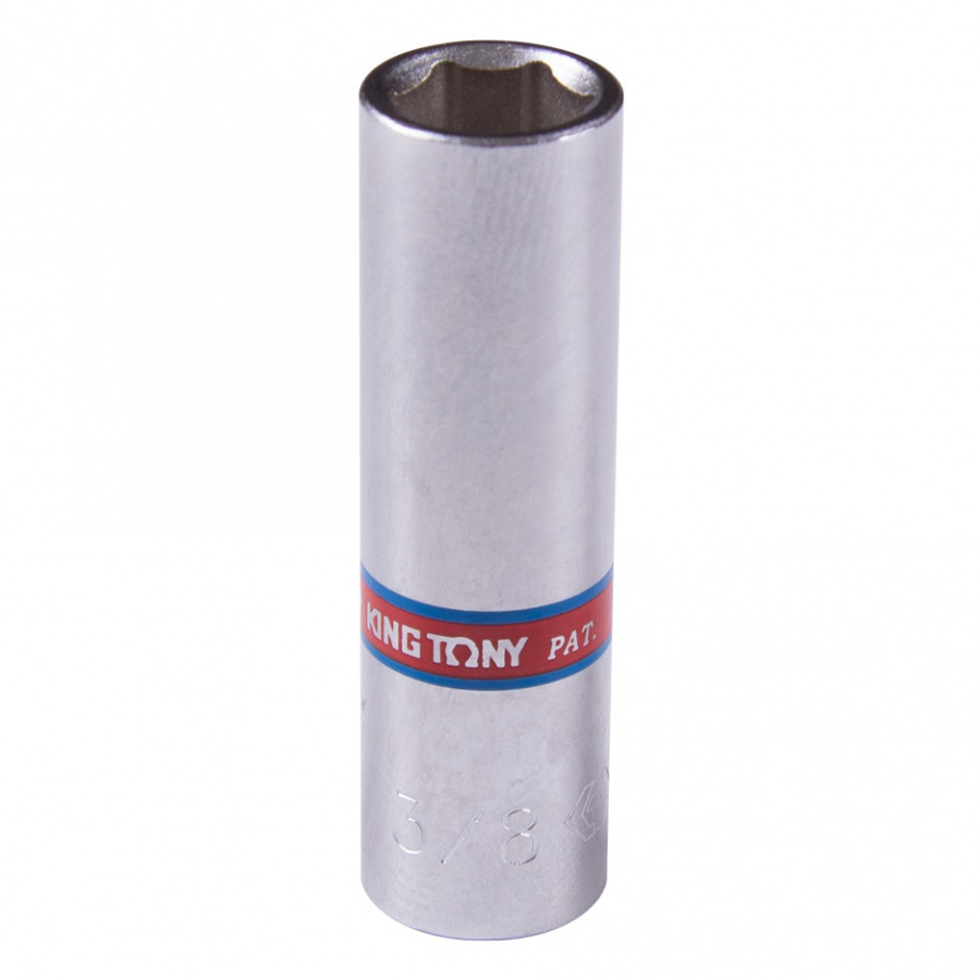 Головка торцевая глубокая шестигранная 1/4", 3/8", дюймовая KING TONY 223512S