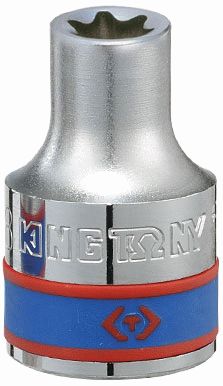 Головка торцевая TORX Е-стандарт 1/2", E22, L = 39 мм KING TONY 437522M