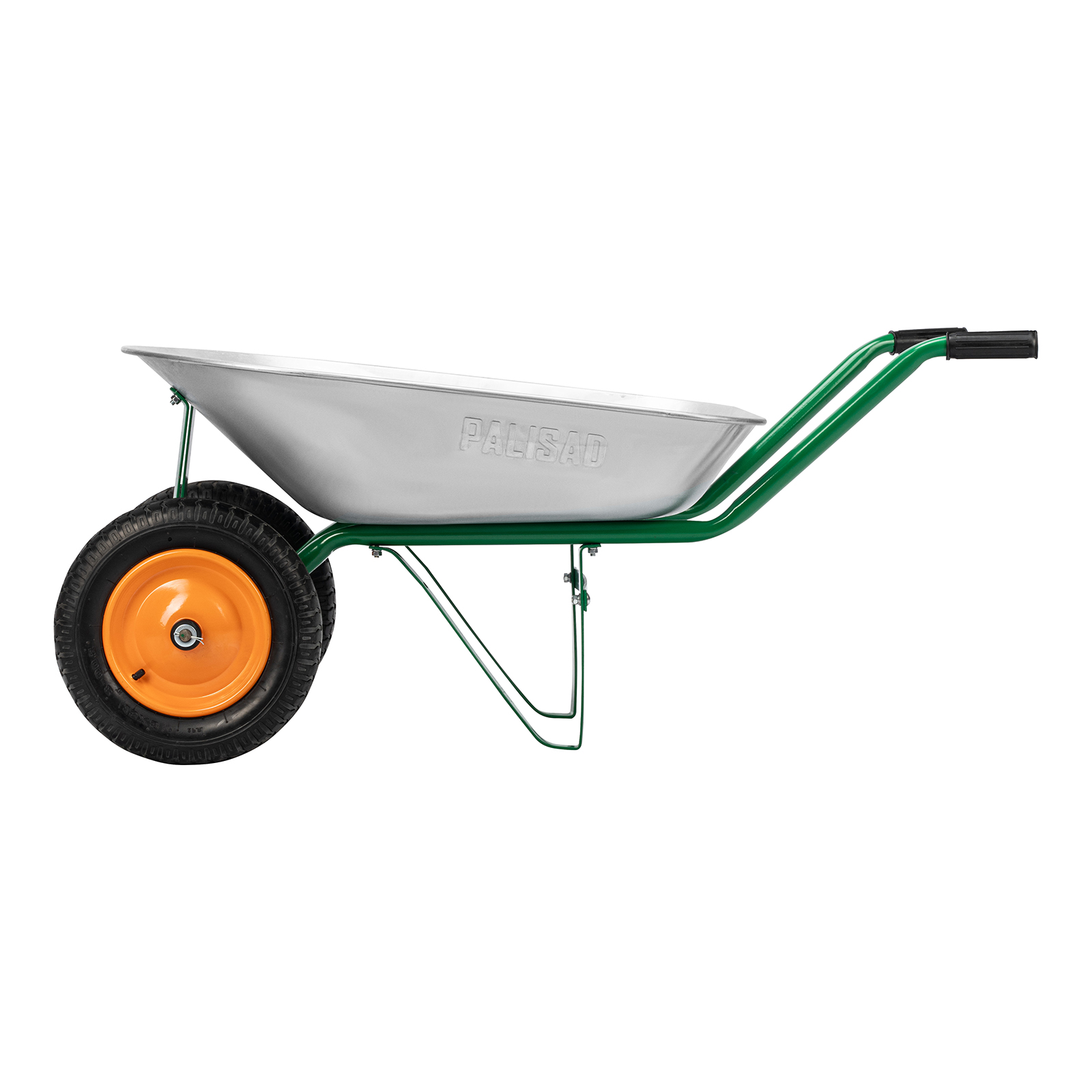 Тачка садовая, 2-х колесная, грузоподъемность 170 кг, объем 78 л Palisad
