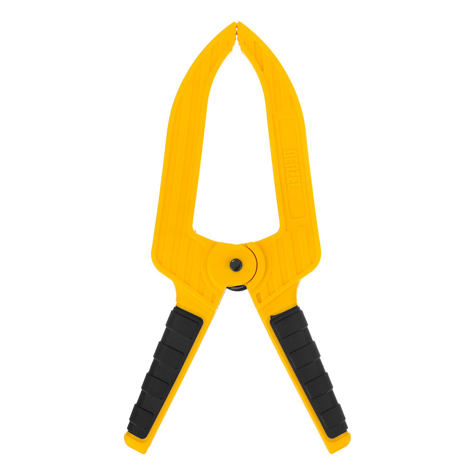 Струбцина клещеобразная, удлиненная 50 х 80 мм двухкомпонентные рукоятки Denzel