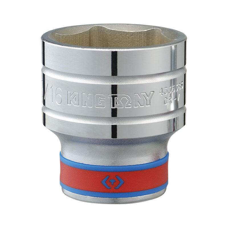 Головка торцевая стандартная шестигранная 1/2", 1-1/8", дюймовая KING TONY 433536S